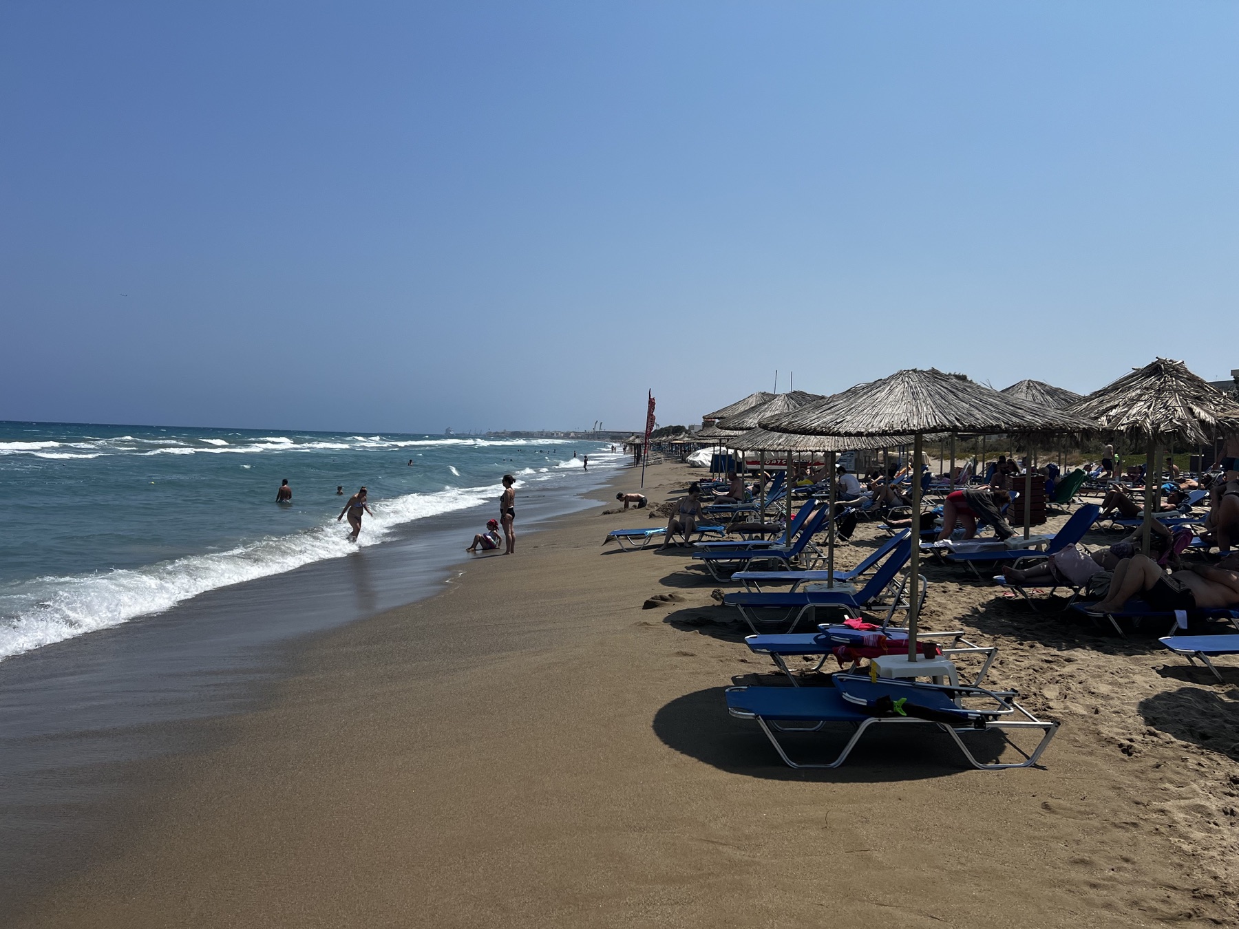 Ammoudara Beach on Crete's north coast